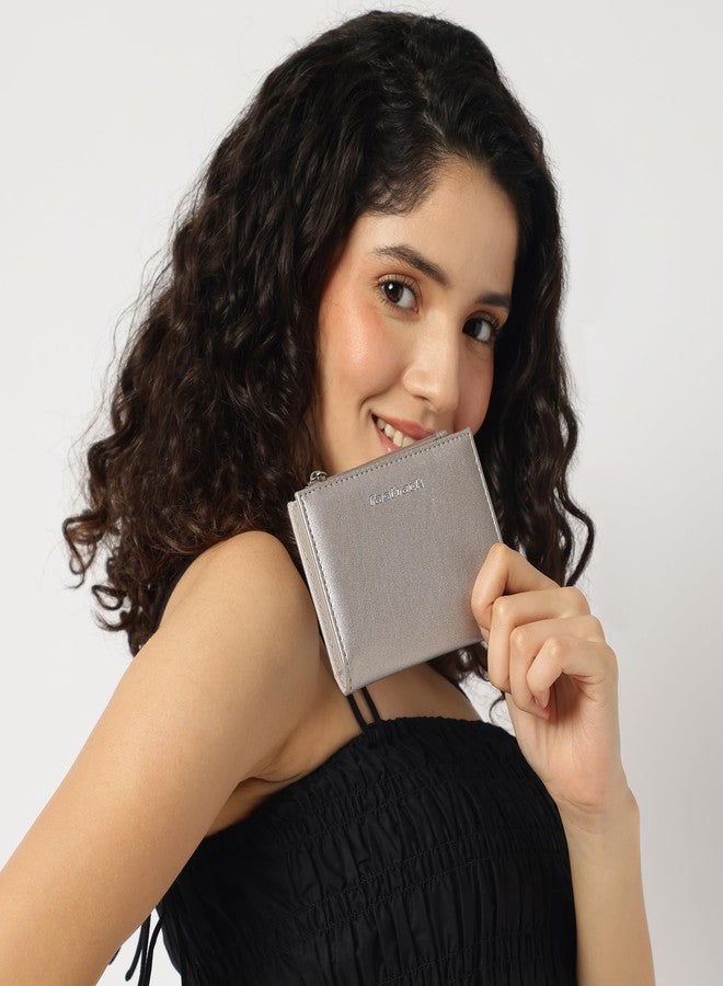 Fastrack Women's Two-Fold Wallet | Multiple Card Slots, Cash Slots, Zip Coin Pocket | Compact & Organized | 6 Months Warranty - Image 2